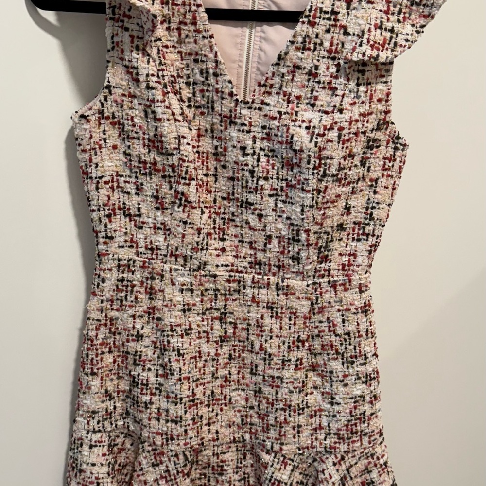 Adelyn Rae Multicolor Tweed Dress